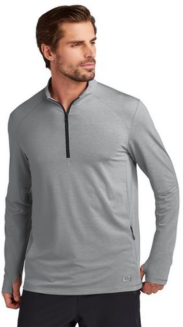 OGIO� Adult Unisex 6.5-ounce, 84/10/6 poly/rayon/spandex Motion 1/4-Zip Pullover Jacket